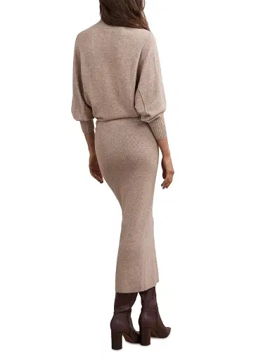 Reiss Women's Suni Long-Sleeve Midi-Sweaterdress | Thumbnail 3