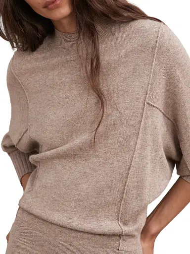 Reiss Women's Suni Long-Sleeve Midi-Sweaterdress | Thumbnail 5