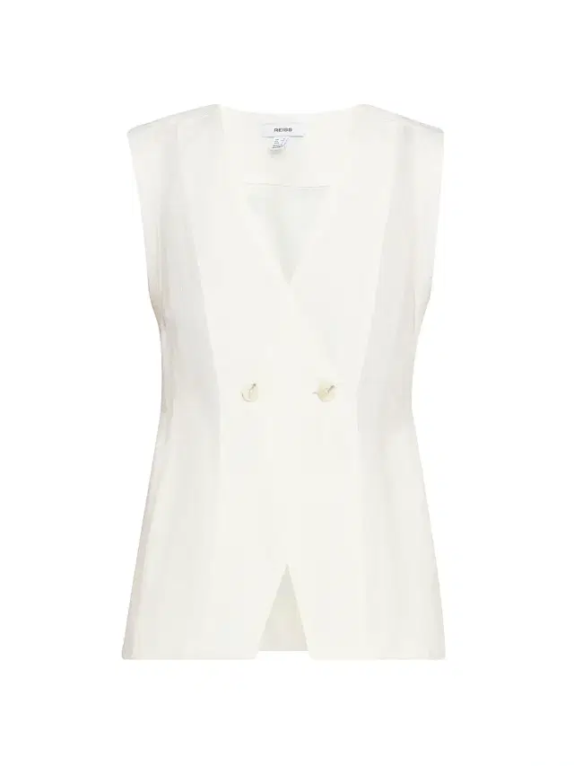 Reiss Women's Whitney Linen Double-Breasted Vest -