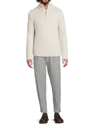 Reiss Men's Seb Half-Zip Sweater | Thumbnail 2 Reiss Men's Seb Half-Zip Sweater | Thumbnail 2