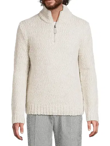 Reiss Men's Seb Half-Zip Sweater | Thumbnail 3 Reiss Men's Seb Half-Zip Sweater | Thumbnail 3