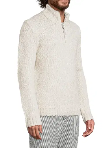 Reiss Men's Seb Half-Zip Sweater | Thumbnail 4 Reiss Men's Seb Half-Zip Sweater | Thumbnail 4
