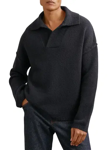Reiss Men's Vatali Oversized Sweater | Thumbnail 3 Reiss Men's Vatali Oversized Sweater | Thumbnail 3
