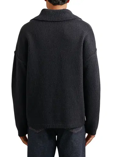Reiss Men's Vatali Oversized Sweater | Thumbnail 4 Reiss Men's Vatali Oversized Sweater | Thumbnail 4