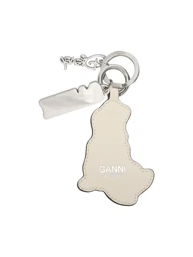 Ganni Women's  x Disney Daisy Duck Key Ring - Egret | Thumbnail 2