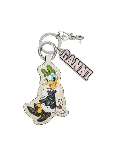 Ganni Women's  x Disney Daisy Duck Key Ring - Egret | Thumbnail 1