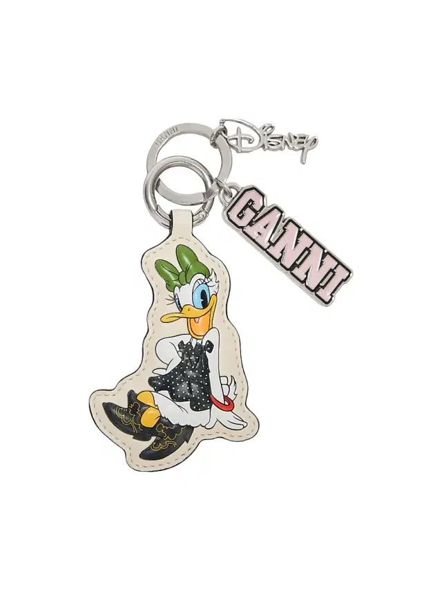 Ganni Women's  x Disney Daisy Duck Key Ring - Egret