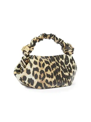 Ganni Women's  x Disney Mini Bou Printed Top Handle Bag - Almond Milk | Thumbnail 2