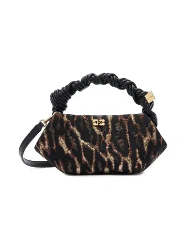 Ganni Women's Mini Bou Top Handle Bag - Antique Bronze | Thumbnail 1