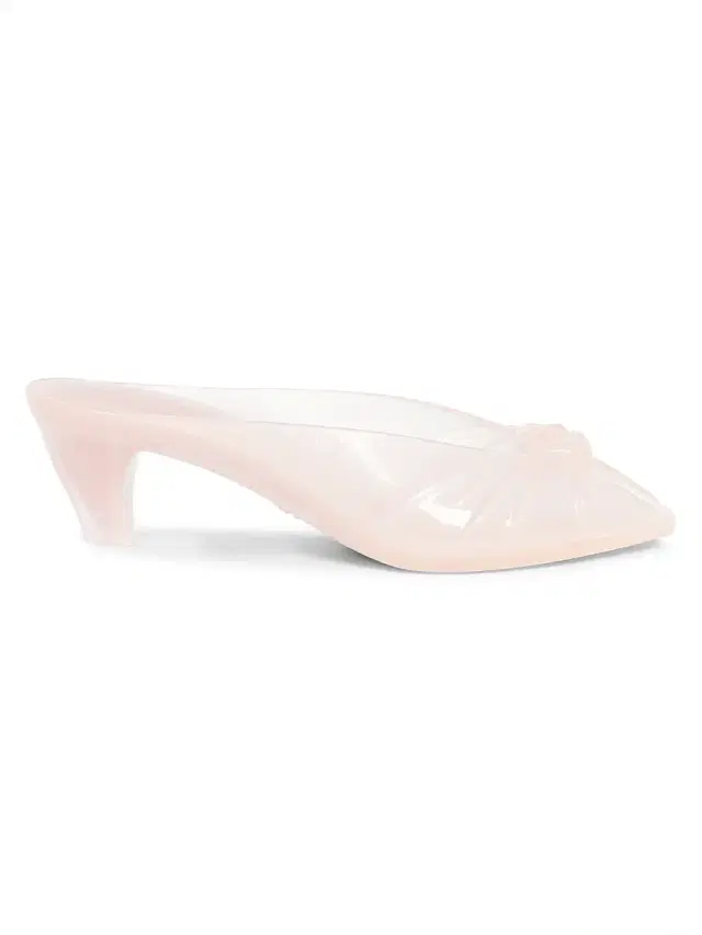 Chloé Women's Jelly Cone Heel Mules - Blush Pink