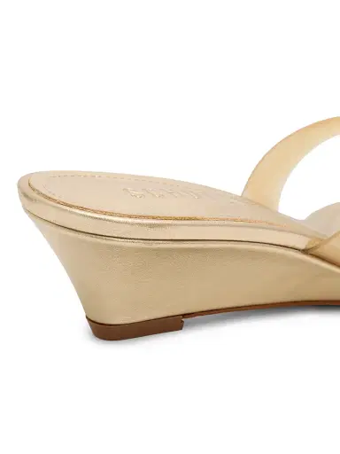Schutz Women's Roslyn 60MM Leather Wedge-Heel Sandals | Thumbnail 3