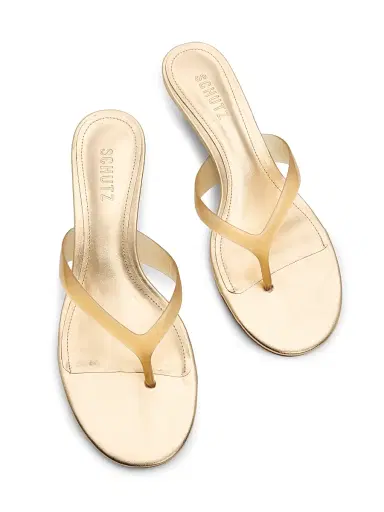 Schutz Women's Roslyn 60MM Leather Wedge-Heel Sandals | Thumbnail 4