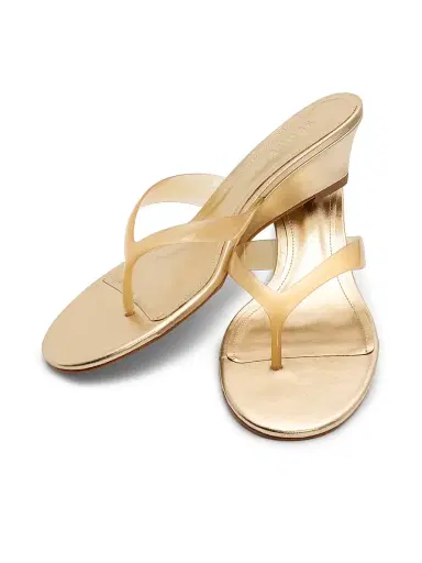 Schutz Women's Roslyn 60MM Leather Wedge-Heel Sandals | Thumbnail 6