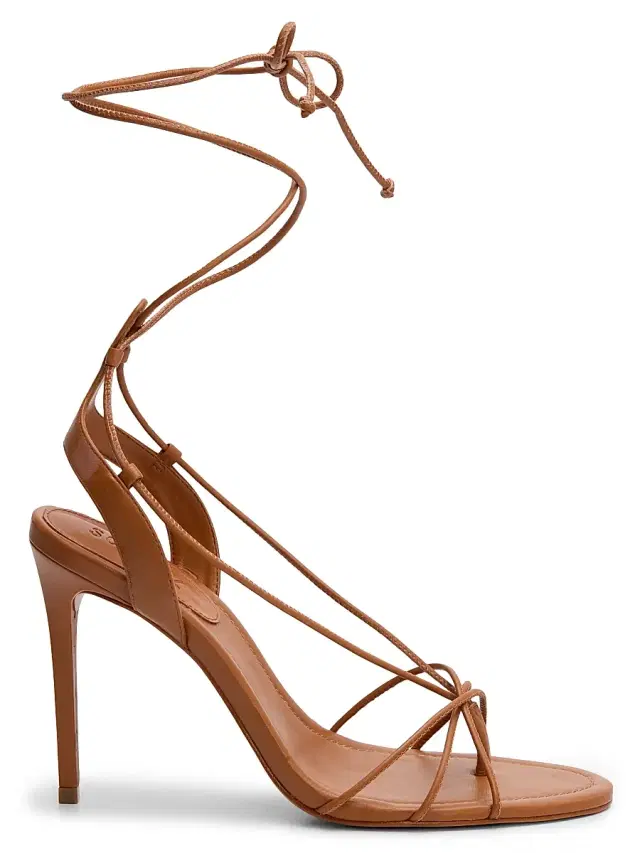 Schutz Women's Demetria 100MM Stiletto Sandals - Cuoio Brown