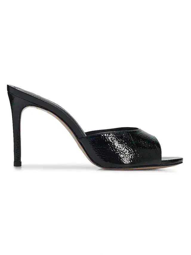 Schutz Women's Cloe 0MM Patent Leather Sandals - Black