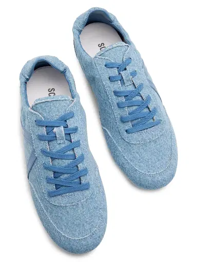 Schutz Women's Eight Denim Low-Top Sneakers - Light Denim Summer Jeans - Size 11 | Thumbnail 4