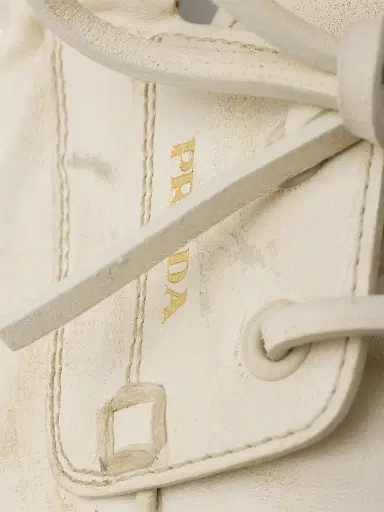 Prada Women's Shuffle Antiqued Leather Boat Loafers | Thumbnail 5 Prada Women's Shuffle Antiqued Leather Boat Loafers | Thumbnail 5