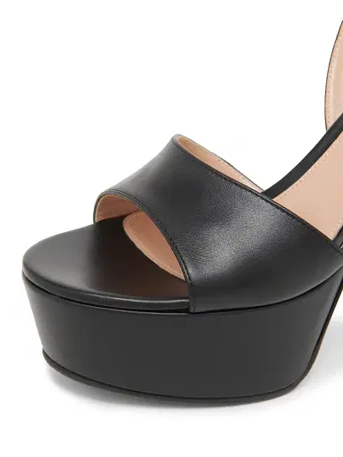 Gianvito Rossi Women's 70MM Leather Platform Sandals | Thumbnail 5 Gianvito Rossi Women's 70MM Leather Platform Sandals | Thumbnail 5