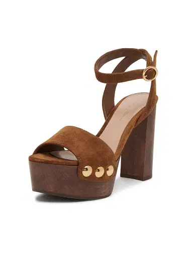 Gianvito Rossi Women's 70MM Studded Suede Platform Sandals | Thumbnail 2 Gianvito Rossi Women's 70MM Studded Suede Platform Sandals | Thumbnail 2