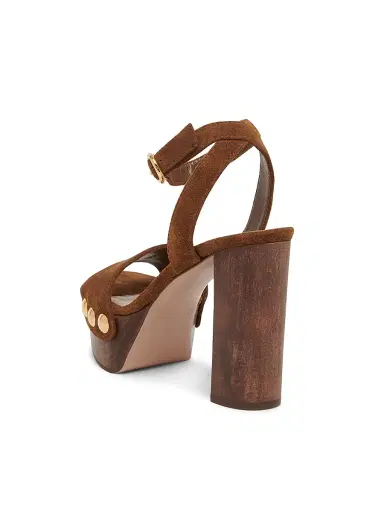 Gianvito Rossi Women's 70MM Studded Suede Platform Sandals | Thumbnail 3 Gianvito Rossi Women's 70MM Studded Suede Platform Sandals | Thumbnail 3