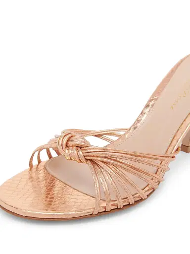 Gianvito Rossi Women's 0MM Knotted Snakeskin-Embossed Leather Sandals - Mekong | Thumbnail 5 Gianvito Rossi Women's 0MM Knotted Snakeskin-Embossed Leather Sandals - Mekong | Thumbnail 5