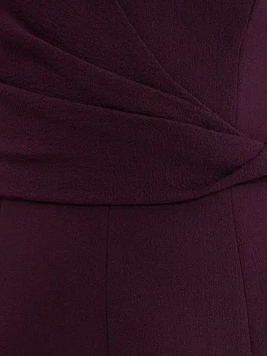 Rebecca Vallance Women's Syrah Crepe Fit & Flare Midi-Dress - Blackberry - Size 14 | Thumbnail 5