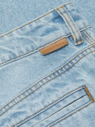 Zimmermann Women's Stretch Cotton Flared Jeans | Thumbnail 7