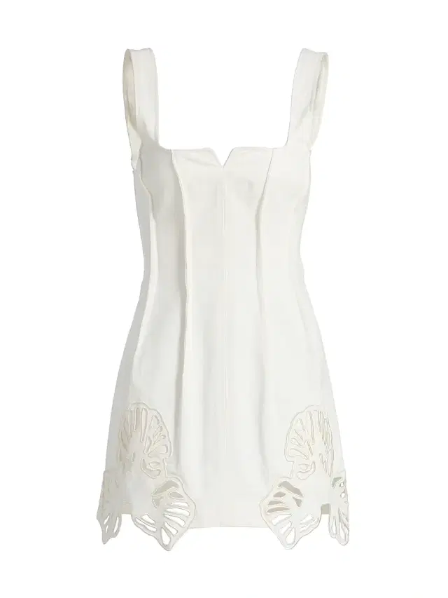 Acler Women's Leven Embroidered Pleated Cotton Minidress -