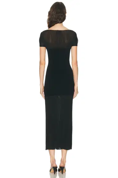 House of Dagmar Contrast Knit Dress | Thumbnail 3