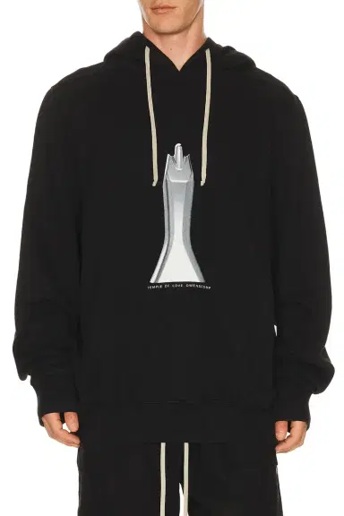 DRKSHDW by Rick Owens Sister Graphic Oversized Hoodie | Thumbnail 3