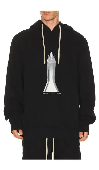 DRKSHDW by Rick Owens Sister Graphic Oversized Hoodie | Thumbnail 1