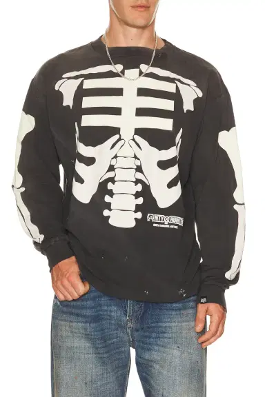 SAINT Mxxxxxx Bone x Bounty Hunter Long Sleeve Tee | Thumbnail 1