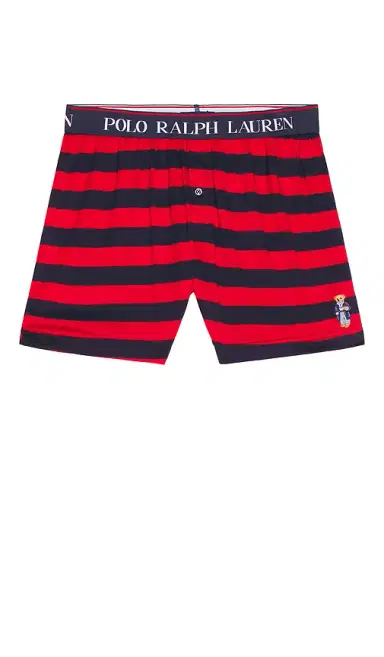 Polo Ralph Lauren Exposed Waistband Knit Boxer With Bear | Thumbnail 1
