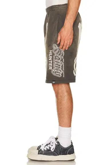 SAINT Mxxxxxx Bone x Bounty Hunter Cut Sew Shorts | Thumbnail 3
