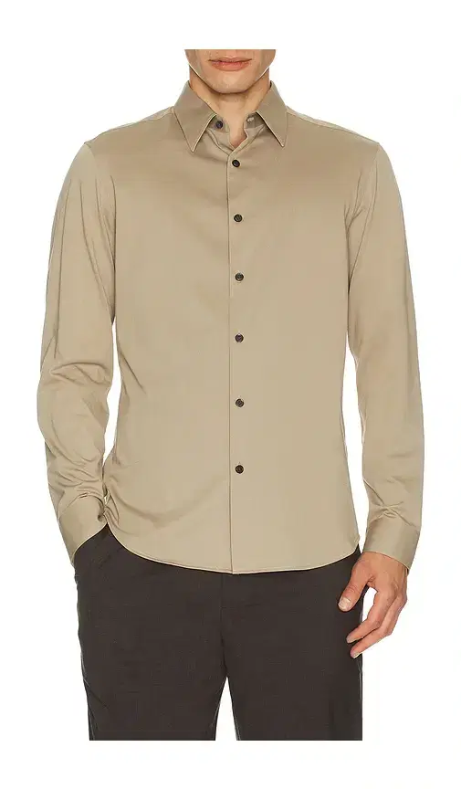 Theory Sylvain Structure Knit Shirt