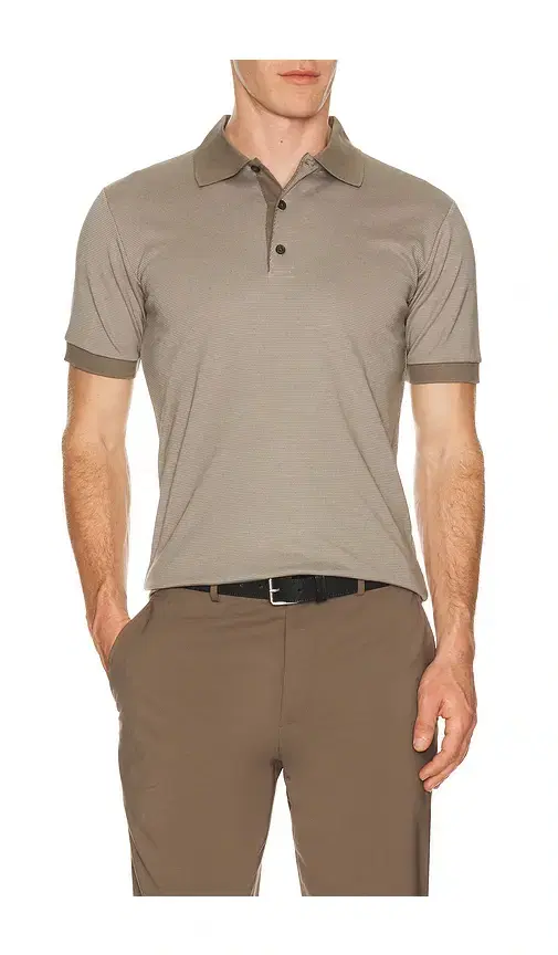 Theory Mod Jacquard Geo Polo
