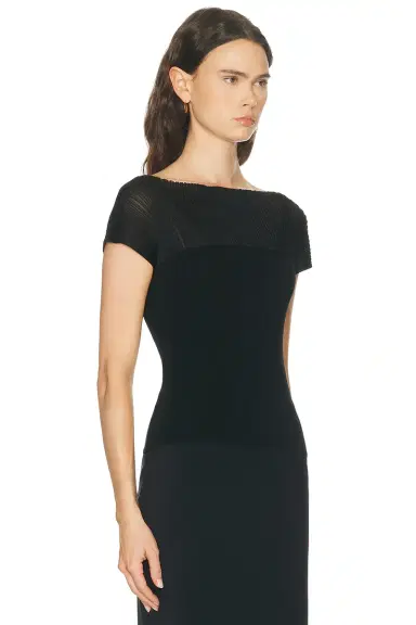 House of Dagmar Contrast Knit Top | Thumbnail 2