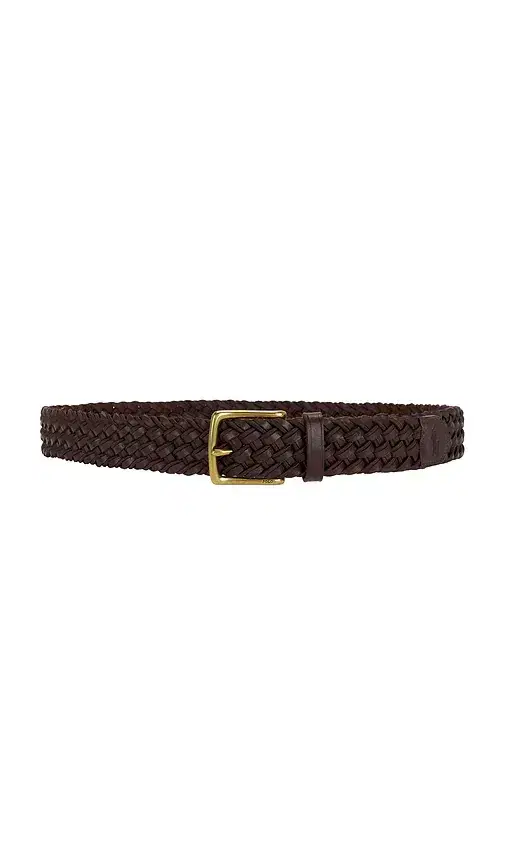 Polo Ralph Lauren Leather Webbing Braided Stretch Belt