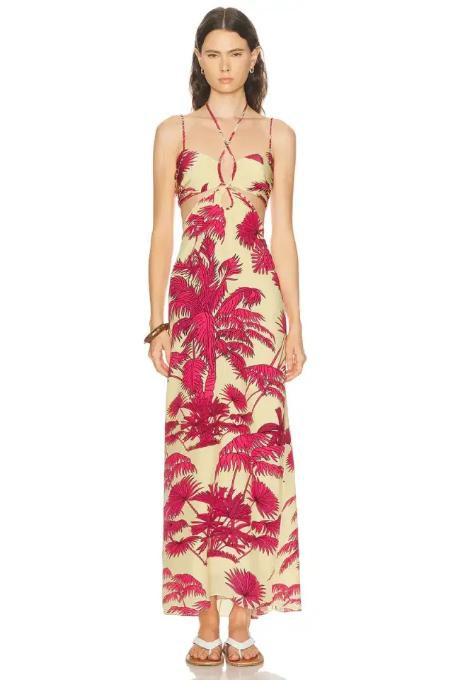 Johanna Ortiz Andalusian Rhythms Ankle Dress