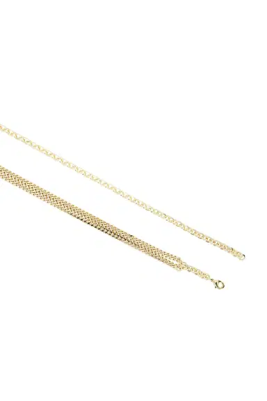 Rowen Rose Oversize Shell Chain Belt | Thumbnail 3