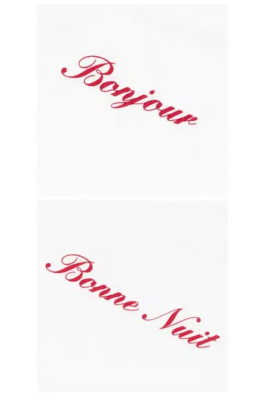 Abbode Bonjour & Bonne Nuit Pillowcase Set | Thumbnail 5 Abbode Bonjour & Bonne Nuit Pillowcase Set | Thumbnail 5