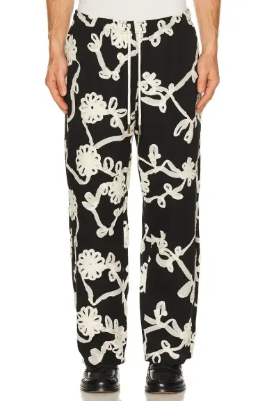 Honor The Gift Floral Ribbon Ankle Pant | Thumbnail 3