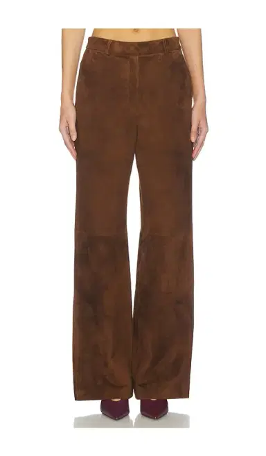 Aexae Leather Suede Straight Leg Pant | Thumbnail 1 Aexae Leather Suede Straight Leg Pant | Thumbnail 1