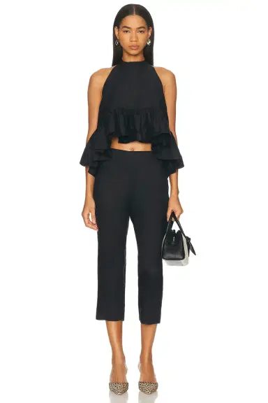 Aexae Linen Capri Pant | Thumbnail 7