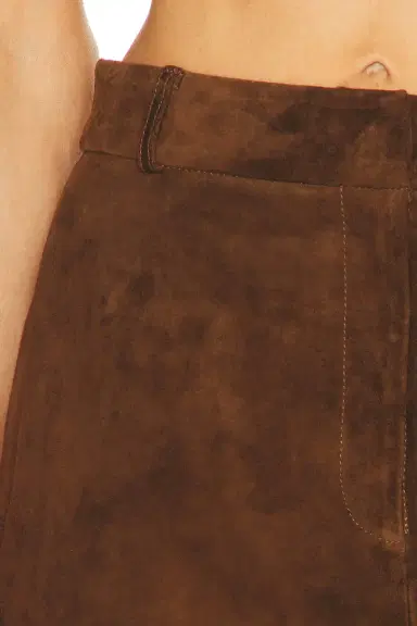 Aexae x REVOLVE Leather Suede Mini Skirt | Thumbnail 8