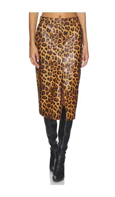 Aexae Leather Maxi Skirt | Thumbnail 1 Aexae Leather Maxi Skirt | Thumbnail 1