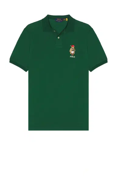 Polo Ralph Lauren Short Sleeve Basic Mesh Society Bear Polo | Thumbnail 6