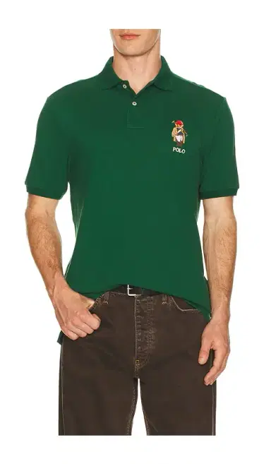 Polo Ralph Lauren Short Sleeve Basic Mesh Society Bear Polo | Thumbnail 1