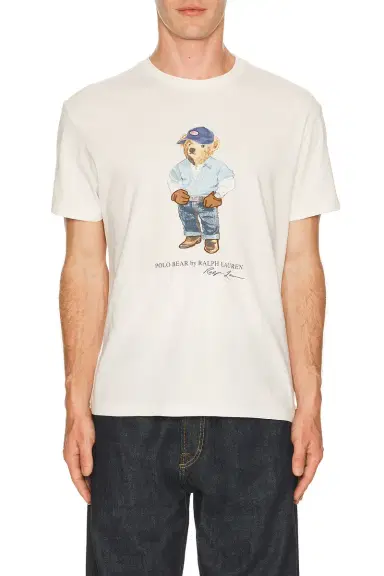 Polo Ralph Lauren Novelty Denim Bear Tee | Thumbnail 3