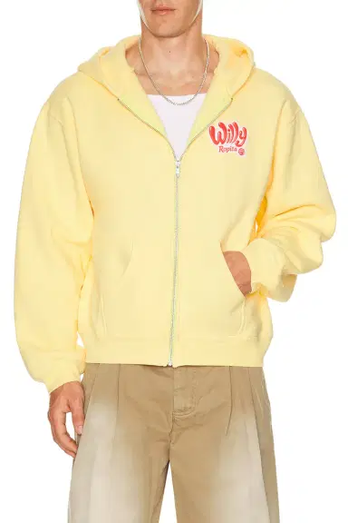 Willy Chavarria Willy Ropita Shrunken Zip-Through Hoodie | Thumbnail 2 Willy Chavarria Willy Ropita Shrunken Zip-Through Hoodie | Thumbnail 2